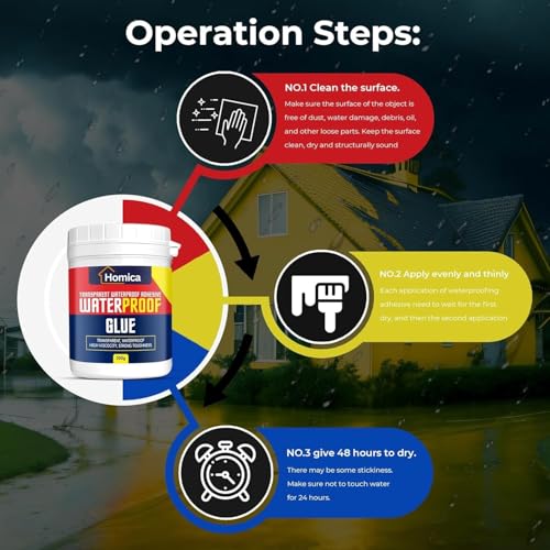 Image of Transparent Crack Seal Glue with Brush - Waterproof Epoxy Resin Leak Repair Sealant for Roof, Wall, Pipe & Tile | Long-Lasting Waterproofing Solution for Home & Outdoor Use 300 gm