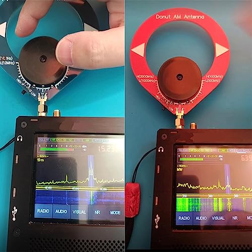 GOOZEEZOO Donut AM Mini Loop Antenna Replacement for HFDY DSP1 DSP2 Malachite Receiver 500kHz-2000kHz