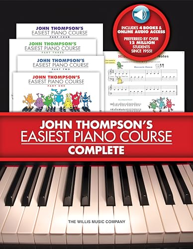 John Thompson's Easiest Piano Course   Complete [With 4 CDs]