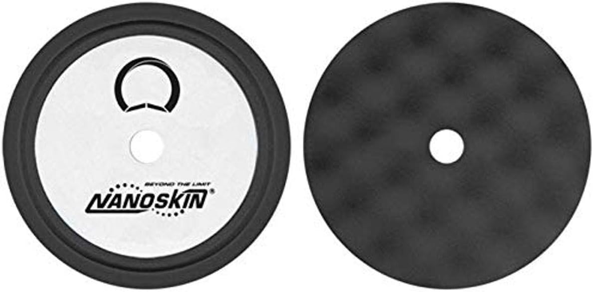 Nanoskin 8" Speedy Waffle Foam Buffing Pad - Removes Surface Defects on Cars, Trucks, RVs, Boats & More | Recessed Loop Backing | Use with Rotary Polisher | Designed for Even Pressure Distribution
