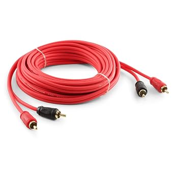 Nakamichi Oxygen Free Copper OFC RCA Cables Male to Male 16.1 ft / 5 m