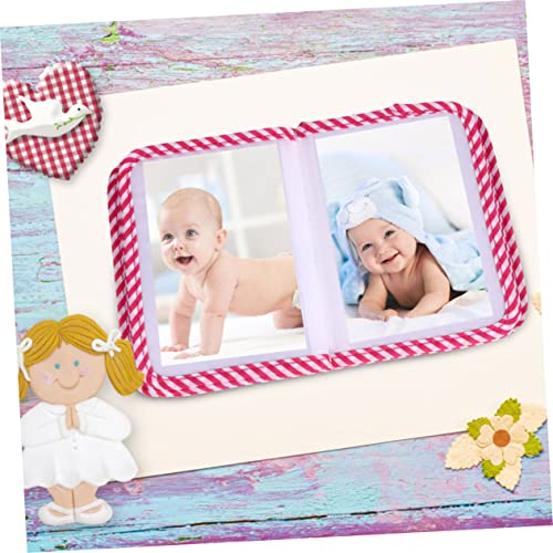 Abaodam Álbum de fotos do bebê livro de fotos de menina álbuns de recortes álbum de fotos bebê álbum