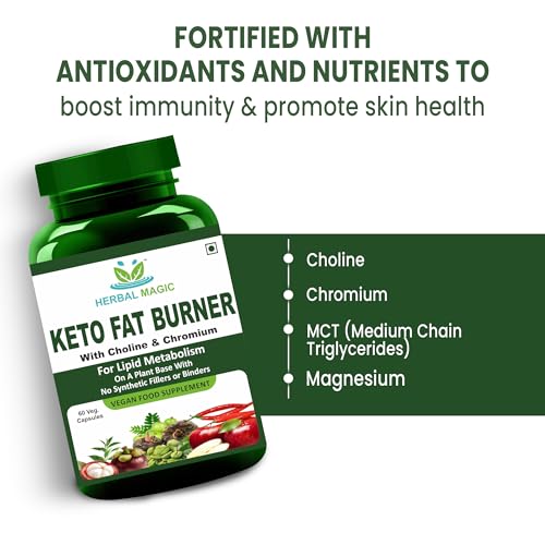 Herbal Magic Keto Fat Burner (60 Capsules) Keto-Friendly Supplement with Herbal Extracts, Designed for Active Lifestyles - Image 6