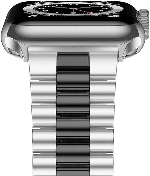 MOROFY Stainless Steel Metal Chain Watch band Compatible with Apple