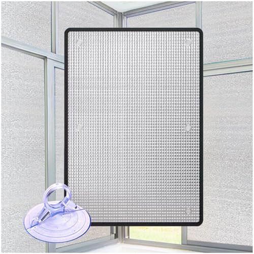 Película Aislante De Aluminio,Película De Ventanas Reflectante Anti-UV,Lámina Privacidad,Adhesivos para Ventanas Protección Solare,Película Blackout para Ventanas,con Ventosas,W×H-65x100cm/26 * 39in