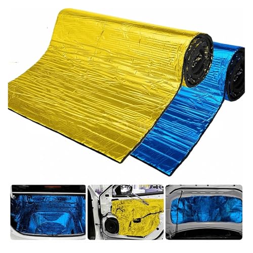 Espuma de aluminio autoadhesiva de 10mm para eliminar vibraciones y ruido del motor 4
