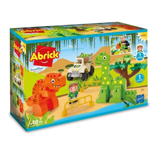 Ecoiffier Giocattoli 3355- Dino Park - Abrick - A Partire Dai 18 Mesi - Origine Francia Garanzia - 2