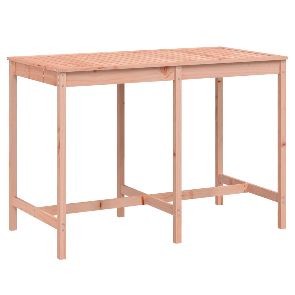 Stół ogrodowy z litego drewna daglezji, 159,5 x 82,5 x 110 cm, klasyczny drewniany stół do ogrodu, na taras i balkon, stabilna drewniana rama, wytrzymały blat stołu do napojów i przekąsek