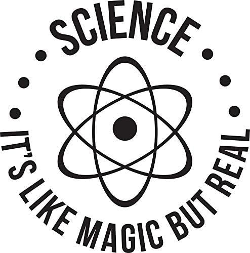 Science: It's Like Magic, But Real Sticker Decal Window Bumper Sticker Vinyl 5"