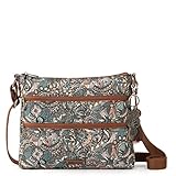 Sakroots Artist Circle Basic Crossbody in Eco Twill, Adjustable Crossbody Strap, Sienna Spirit Desert