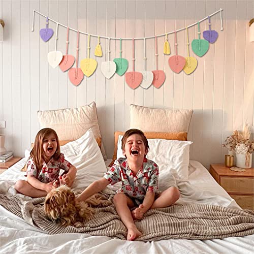 Large 63Inx32In Macrame Wall Hanging -- Boho Wall Decor Feather Woven Leaves Tassels Decoration - Leaf Yarn Wall Hanging Tapestry Handmade Woven Wall Art For For Bedroom, Headboard, Living Room, Boho Nursery Decor #TOP5