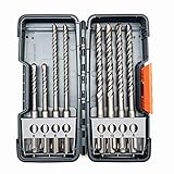 Hawera Qualität Hawera 8-tlg. SDS-Plus Power L Plus Hammerbohrer-Set in Box (je 2 x 6 x 50/110mm, 2 x 6 x 100/160mm, 2 x 8 x 100/160mm, 2 x 10 x 100/160mm)