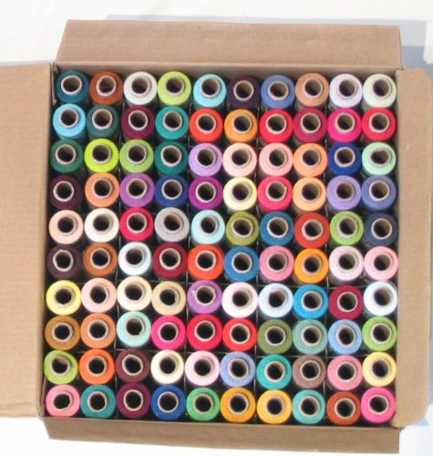 100 Bobinas Hilo Poliester Multiusos 327 yd VR (100 Colores) miniatura 3