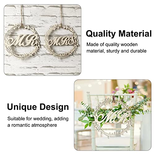 URROMA Segni per sedia da sposa per sposa e sposo