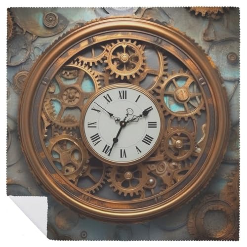 Servilletas de Tela con Diseño Steampunk 6 unidades miniatura 6
