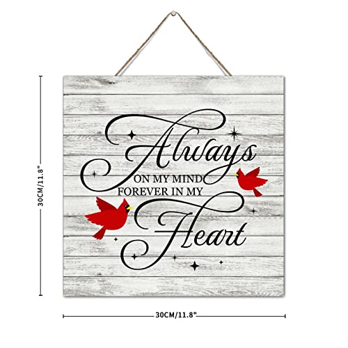 Décoration murale moderne en bois 30,5x30,5 cm avec message - 3