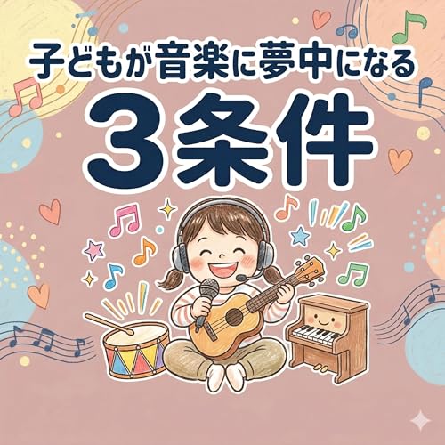 子どもが音楽に夢中になる3つの条件