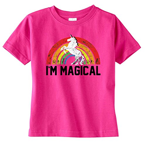 I'm Magical Unicorn Toddler, Youth & Kids T-Shirt, Dress, Tank & 3/4 Sleeve Pink or Grey