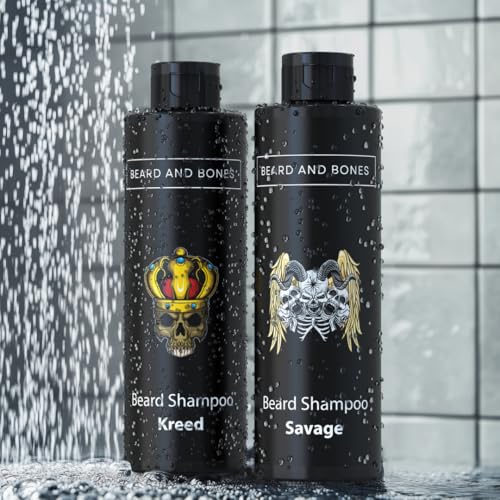 Beard and Bones - 200ml Beard Shampoo for Men - Deep Cleansing Beard Wash | Reduces Beard Itch | Vegan, Cruelty Free, Natural Beard Moisturiser & Conditioner | Choice of 2 scents - Image 6