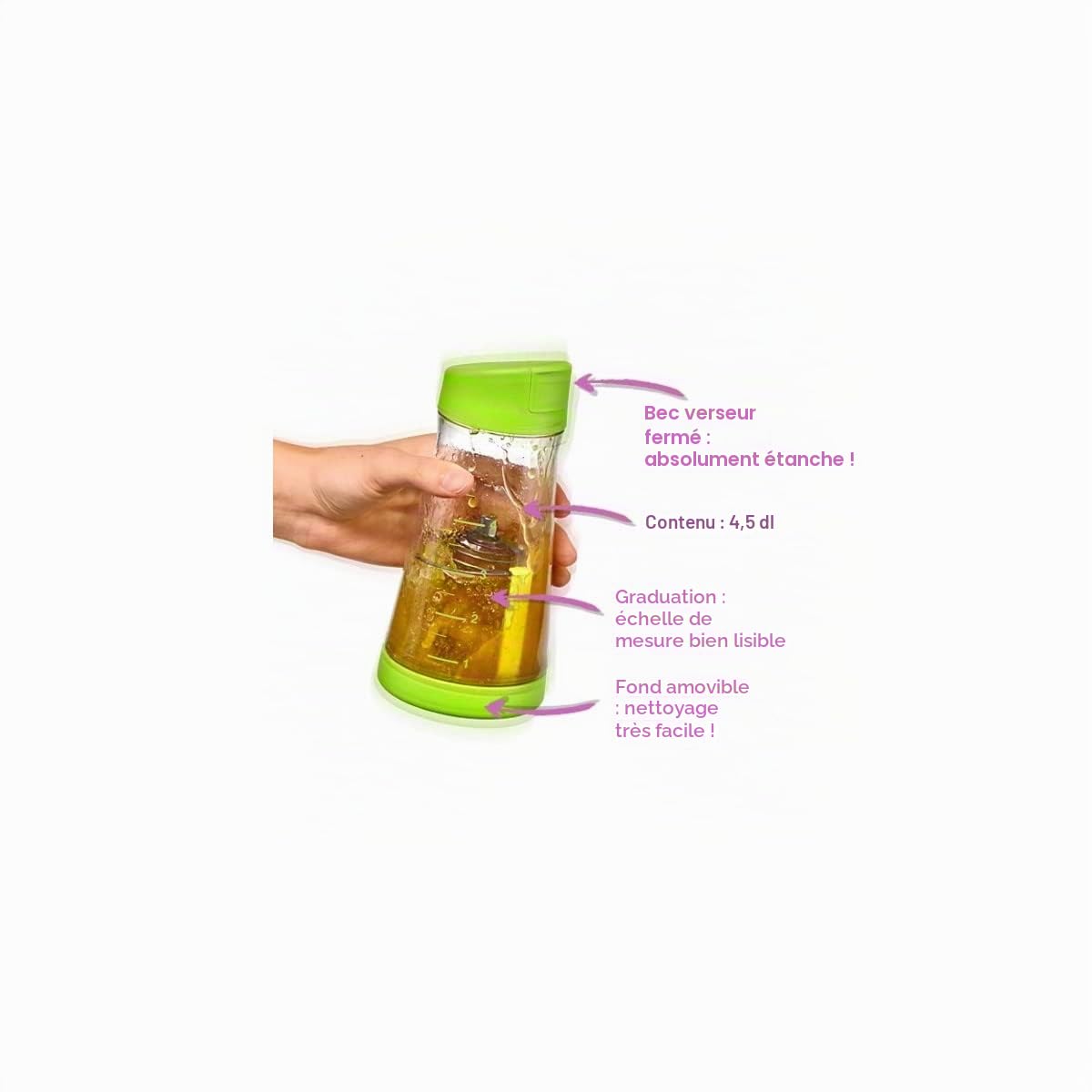 Betty Bossi Küchenblitz Saucen Omelette Fourchette Mélangeur Plastique Transparent Rouge