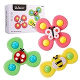 FANTESI 3 Stück Saugnapf Spielzeug Saugnapf Spinner Toys Baby Badespielzeug für Kinder Und Erwachsene Spielzeug Geschenke