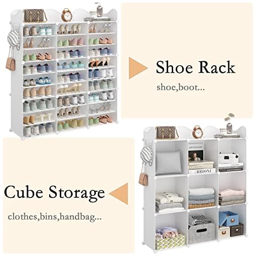 Aeitc-54-Pair-Portable-Shoe-Rack-Plastic-Shoe-Organizer-DIY-Shoe-Storage-Shelf-Organizer-for-Entryway-Shoe-Cabinet-White