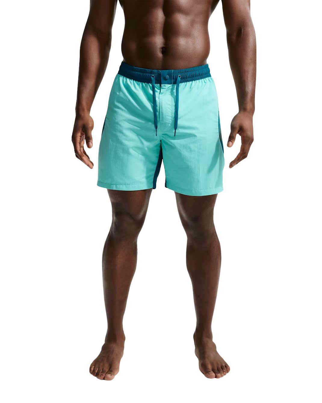 Nike Swim Volley Short Color Block Turquoise à Séchage Rapide Bébé