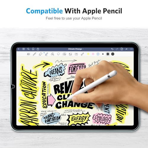 Image of OMOTON 3-Pack Screen Protector for iPad Mini 7 /6, HD Clarity