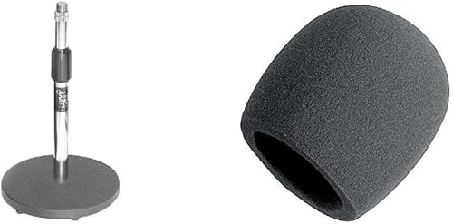 Miniatura 8 de Soporte ajustable OnStage de mesa para micrófono Negro