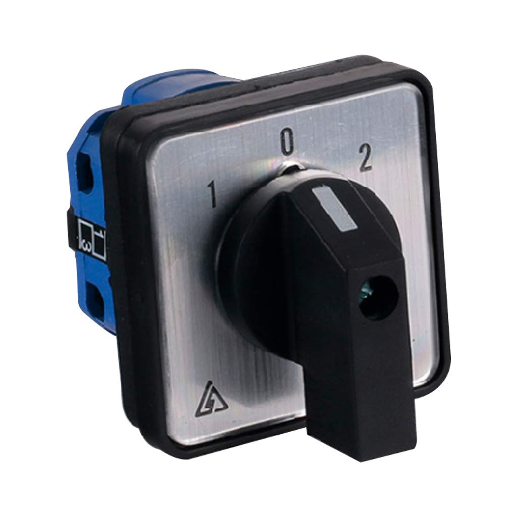 BIlinli SZW26-20 660V 20A On-Off-On 3 Positions Switch Universal Rotary Selector Changeover Switch