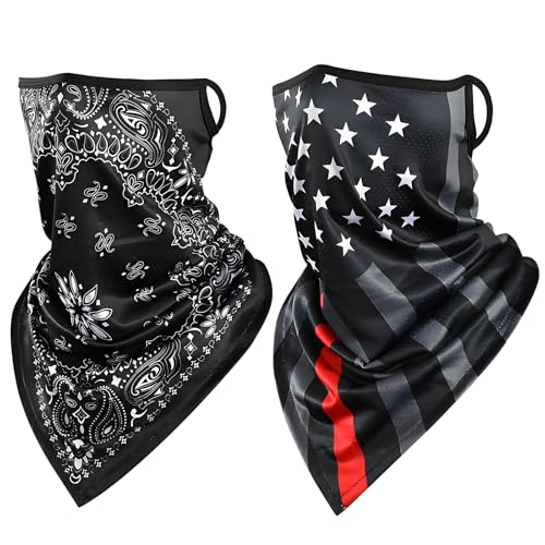 Cold Feeling Face Cover Neck Guard Ear-Type UV Cut Men's Sweat-absorbing Fast Dry Fishing Sports Bike Running Unisex