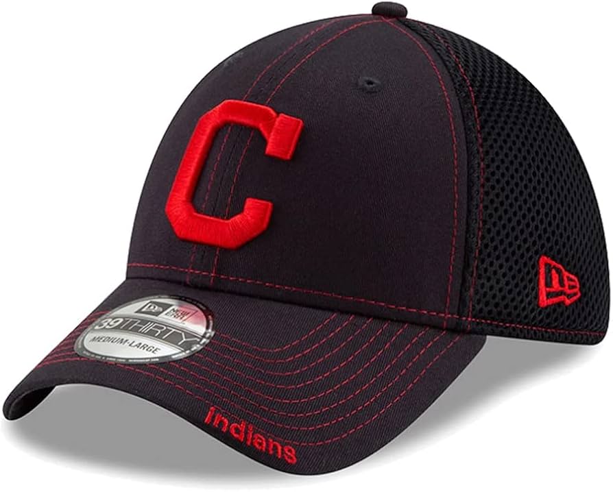 Amazon.com: New Era Cleveland Indians Neo 39THIRTY Fitted Hat