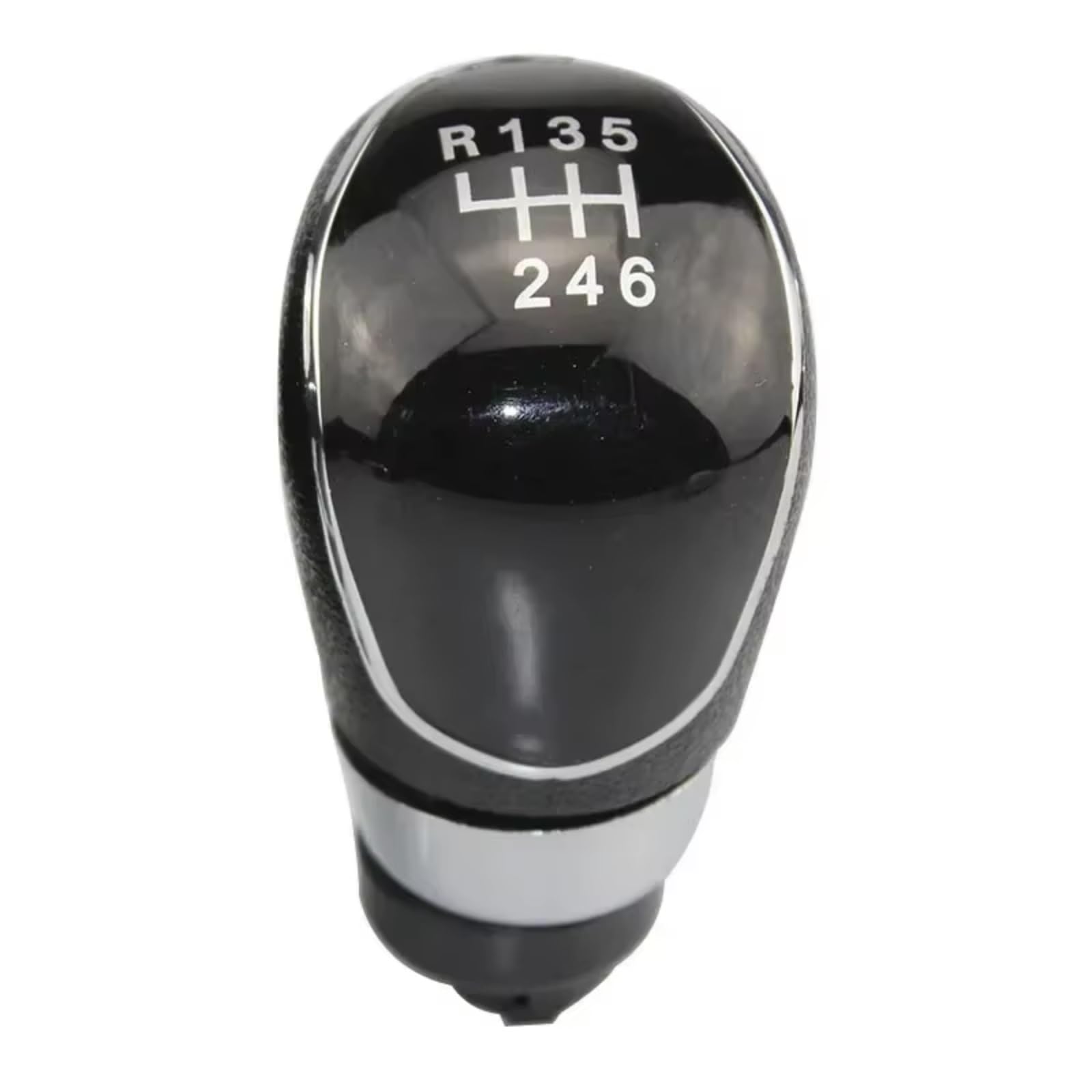 QALIYDFD Auto Gear Lever Compatible with for Focus MK2 FL 2008-2011 for Fiesta MK7 2008-2013 for Focus MK3 2011-2013 5 6 for Speed Gear Shift Knob Stick Head