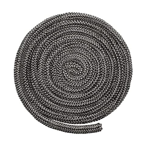 HEIBTENY Fireplace Seal Rope 3Meter X 12mm Stove Fire Rope Kit Fiberglass Rope Seal Gasket Replacement Wood Stove Door Gasket for Fireplaces Log Wood Burning Stoves Cover