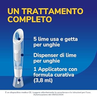 Scholl Trattamento Micosi Unghie 2in1, Penna Antimicotica per Onicomicosi Unghie Mani e Piedi, Elimina Funghi, Riduce Ingiallimento, Previene Recidive, Risultati Rapidi e Duraturi
