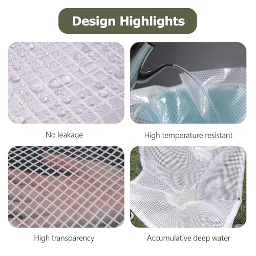 Auvent pare-soleil blanc bâche extérieure imperméable pour balcon - 6