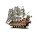 GLXLSBZ Flying Dutchman Ship Barca a Vela Modello Building Blocks Giocattolo Puzzle 3D Nave Pirata Kit di Costruzione Fai-da-Te Set di Navi per Adulti, Bambini, 3653 (Nave a Vela)