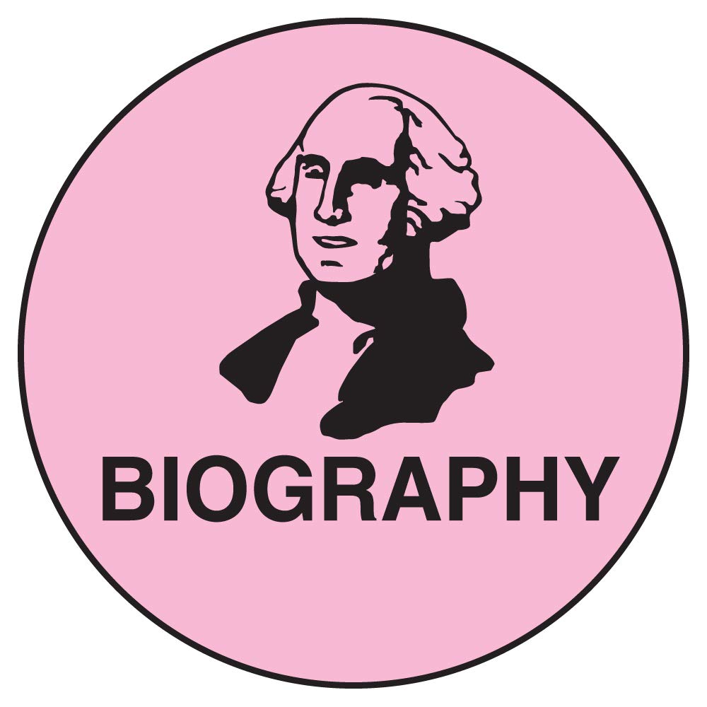 The Library Store Information Dot Classification Labels with Permanent Adhesive Biography 250 per Roll