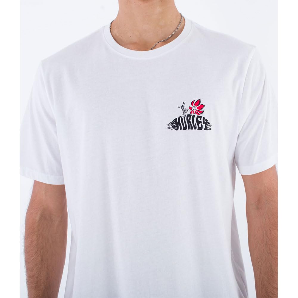 Hurley Evd Flower Fish Camiseta Hombre