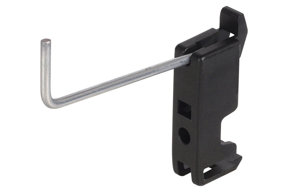 wolfcraft 6099000 ganchos Standard, para el sistema de organización del taller PACK 10, 60 mm