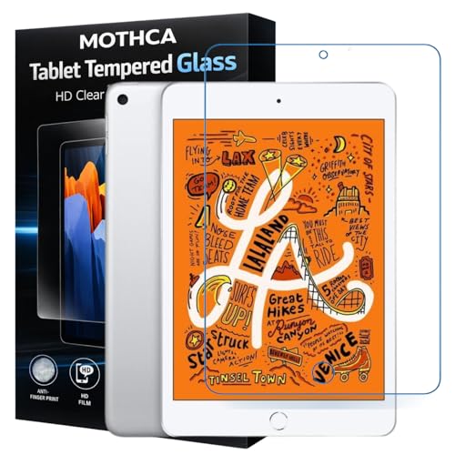 Image of Mothca Premium Tab Tempered Glass For Apple iPad Mini 5 2019 / iPad Mini 4 2015 7.9 inch With Installation kit (Pack of 1)