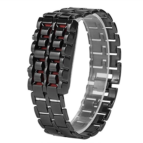 Reloj de Pulsera Electrónico, Banda de Acero de Moda, Reloj de Pulsera de Iluminación Con Luces LED(#2) Reloj de Pulsera Electrónico, Banda de Acero de Moda, Reloj de Pulsera de Iluminación Con Luces LED(#2)