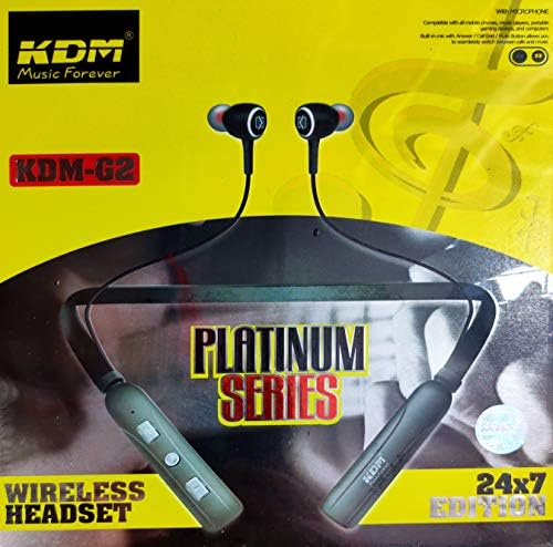Kdm Kdm G2 Platinum Bluetooth Wireless In Ear Earphones With Mic Black ...