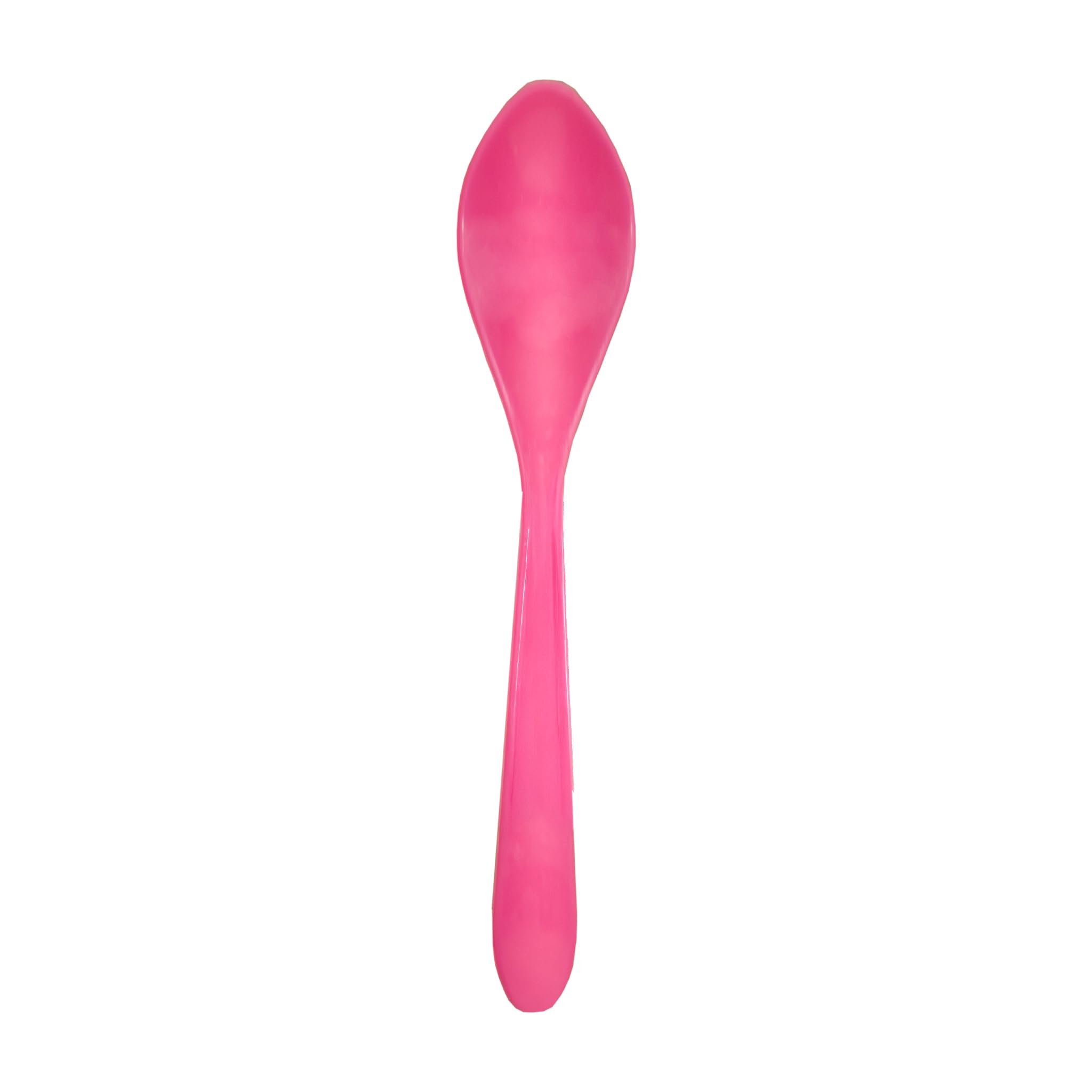 Cucchiaini Plastica Riutilizzabili 14 cm – PS Trasparente – Confezione da 1 kg – Fucsia, Celeste, Trasparente – Per Dessert, Gelato, Yogurt, Dolci