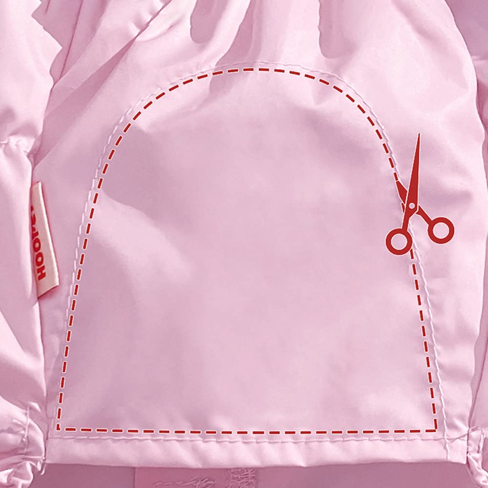 Płaszcz przeciwdeszczowy dla psów, Płaszcz przeciwdeszczowy dla psa Outdoor Puppy Raincoat XS-2XL Wodoodporny płaszcz psów Kombinezon zwierząt Artykuły(Pink,L)