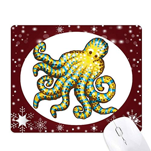 Tapis de souris poulpe marine life : décoration bureau hivernale