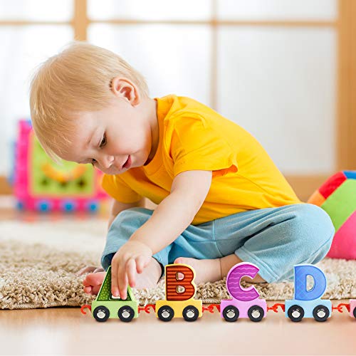 The Twiddlers 27 Pezzi Treno Alfabeto in Legno