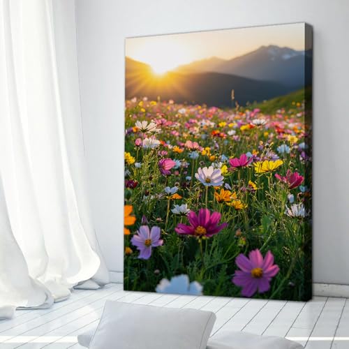 Toile Art mural Mountain Sunrise, impression haute définition 55x82 - 4