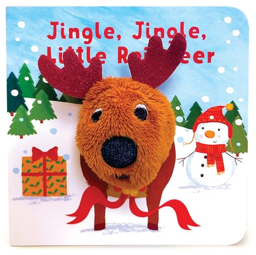 Image of Jingle, Jingle, Little Reindeer Finger Puppet Christmas Board Book Ages 0-4 (Finger Puppet Board Book)