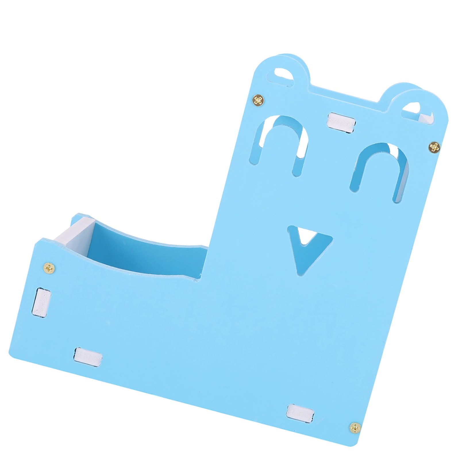 Gavigain Blue 2 in 1 Rat Hamster Pet Water Bottle Dispenser for Food Feeder Fountain